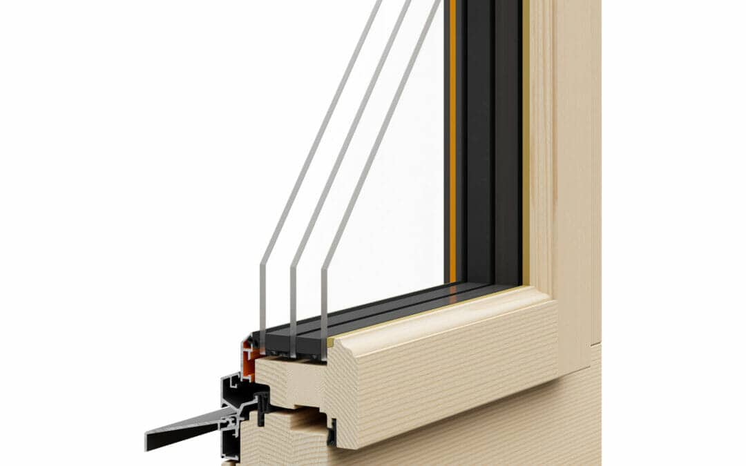 Holz-Metall Antik Fenster